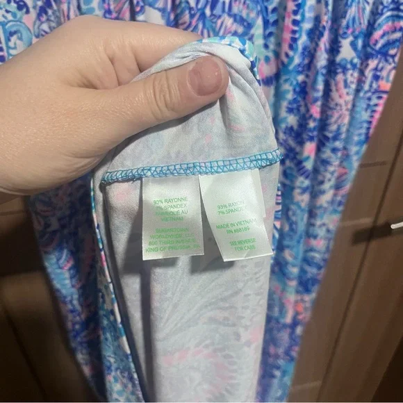 NWT Lilly Pulitzer Minka Maxi Dress Commotion in the Ocean sz 12 - Picture 14 of 15